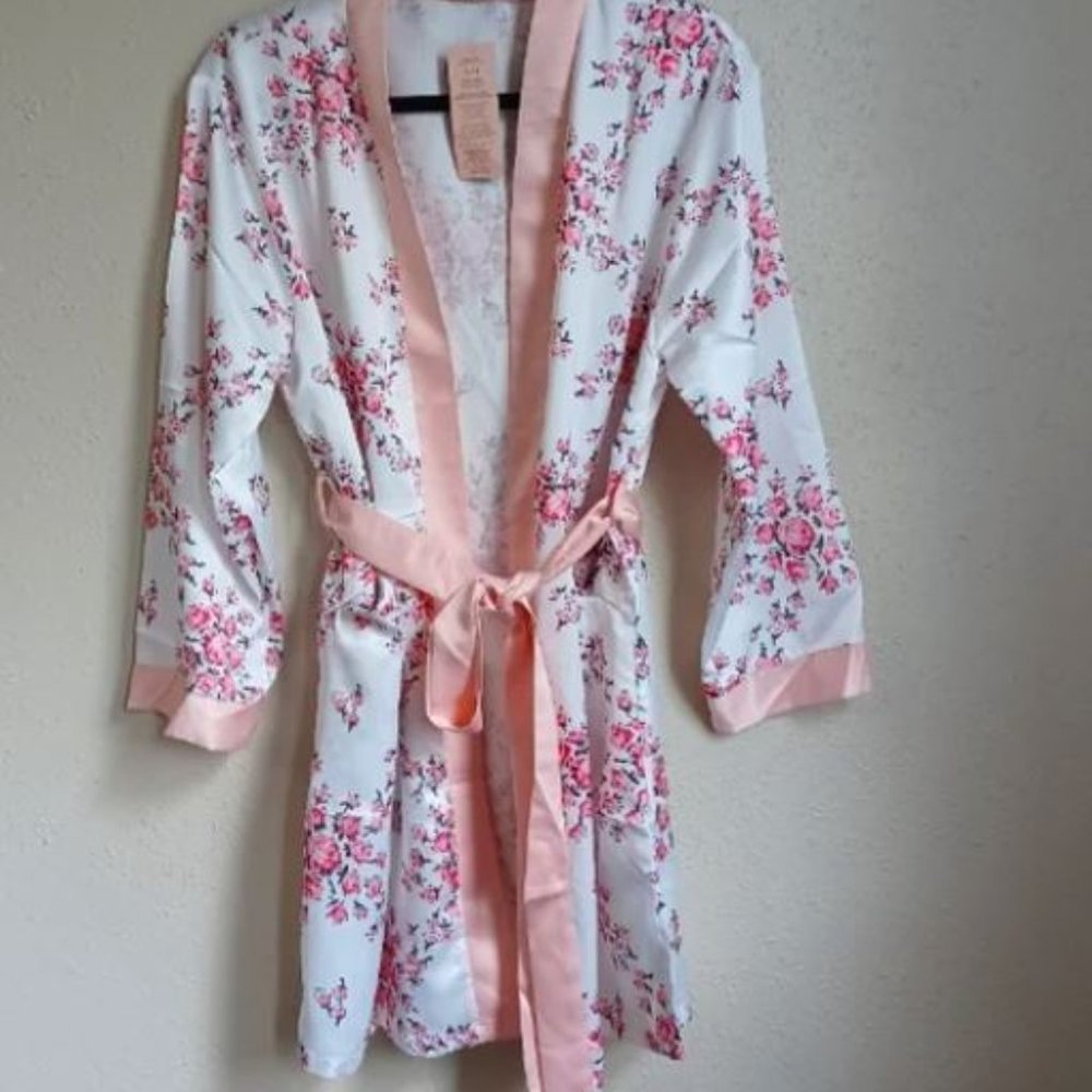 Satin Robe, Size S/M - New With Tags